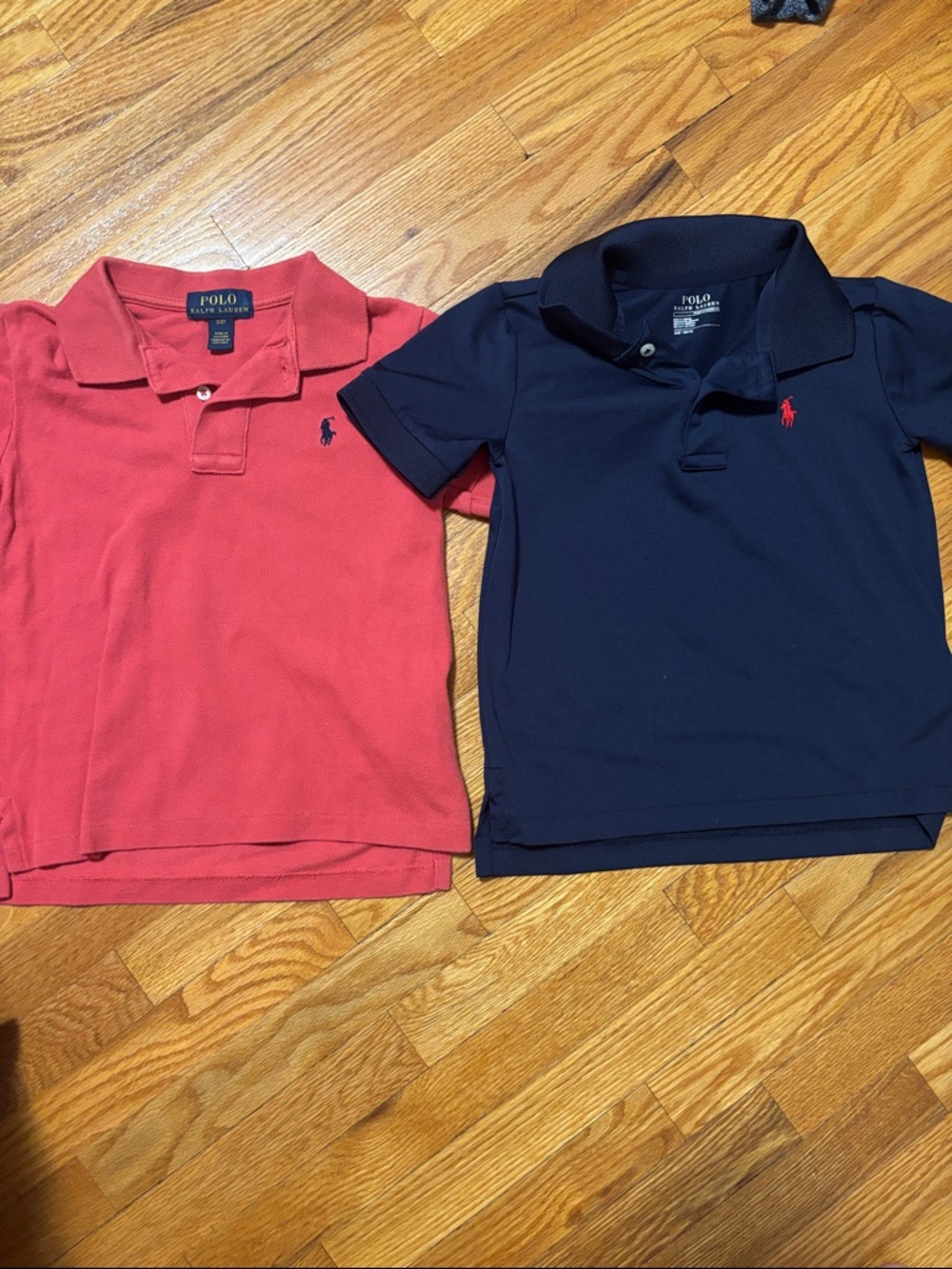 Polo by Ralph Lauren Kids Red & Navy Polo Shirts Duo